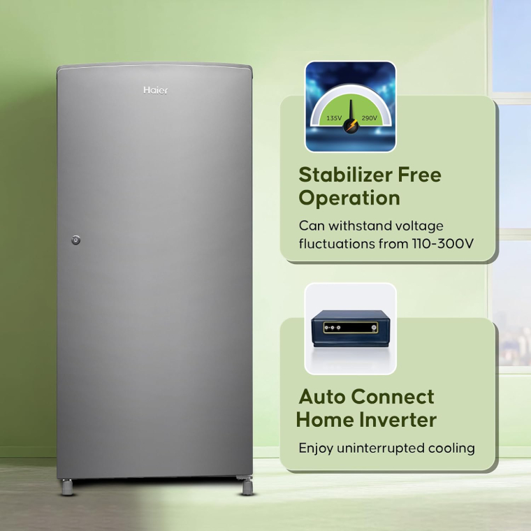 Haier 190 L, 4 Star, Refrigerator - Image 3