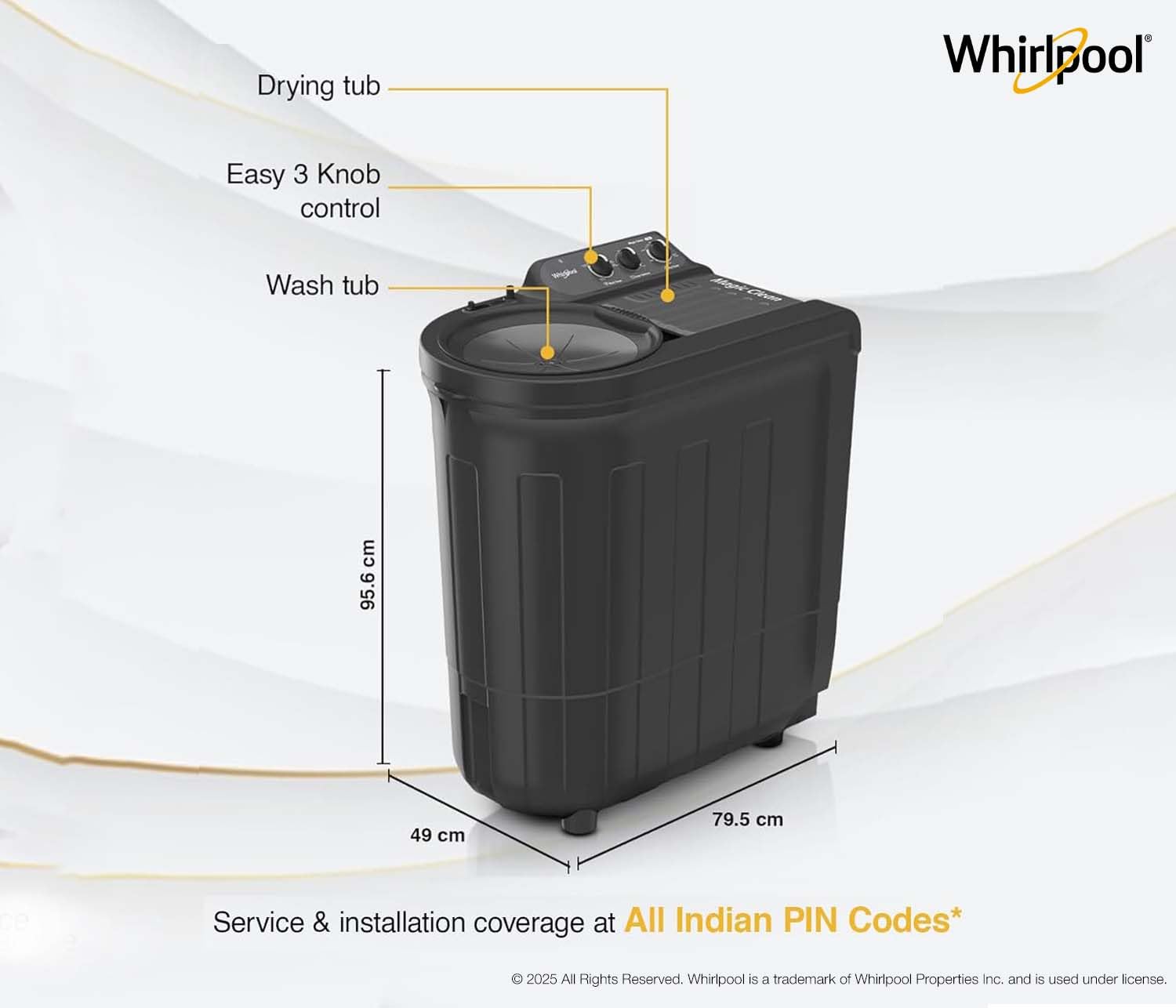 Whirlpool 7.0 Kg Washing Machine - Image 2
