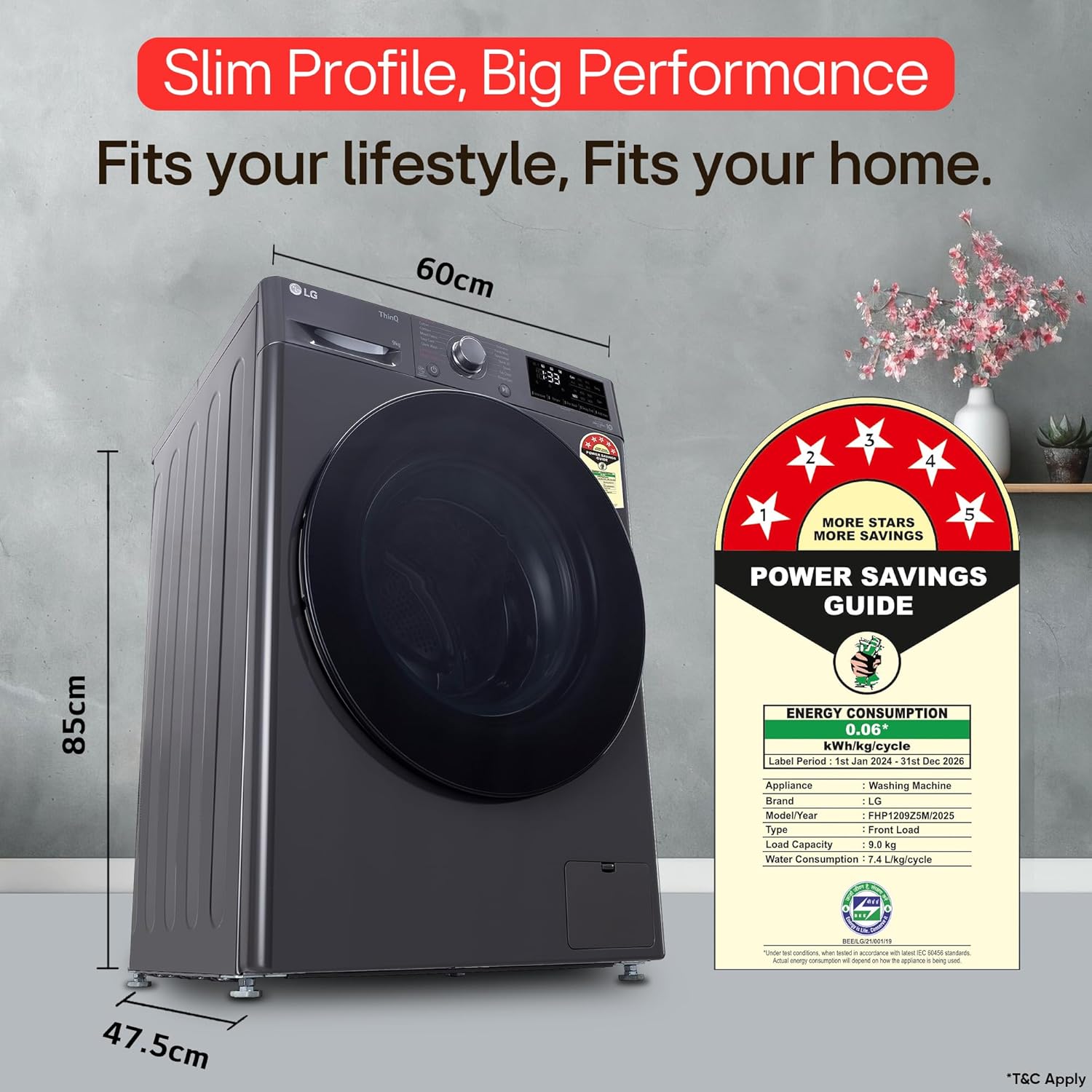 LG Smart Choice, 9 Kg Washing Machine - Image 2