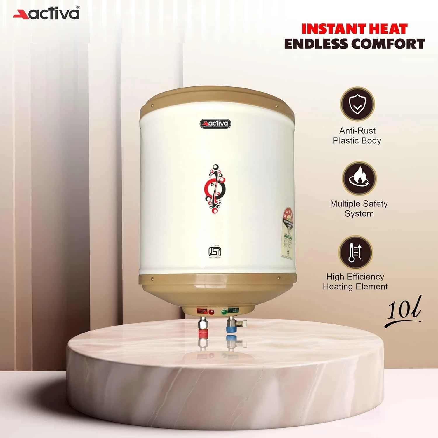 Activa Amazon 10 Litre Geyser - Image 2