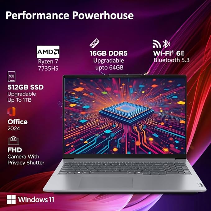 Lenovo ThinkBook 16, AMD Ryzen 7 7735HS - Image 3