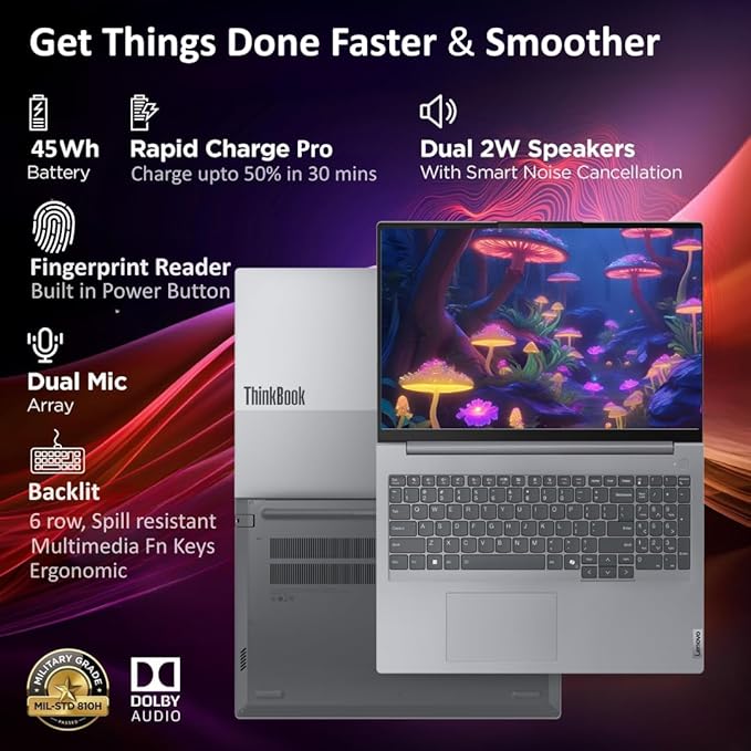 Lenovo ThinkBook 16, AMD Ryzen 7 7735HS - Image 4