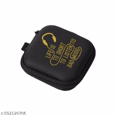 Earphone & Headphone Carrying Case Pouch