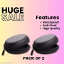 2 Pcs - Headphone Pouch , Earphone Cover