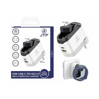 JTP Charger PD 20W USB-C PD+QC3.0 Fast Charger