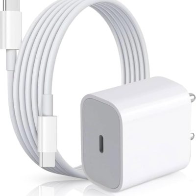20W Fast Charging USB Type-C Wall Charger Adapter with Cable