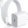 20W Fast Charging USB Type-C Wall Charger Adapter with Cable