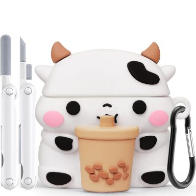 3D Cow Cartoon Earbuds Cover