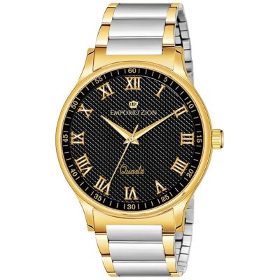 Watch for Men Premium II Two Tone – Golden & Silver