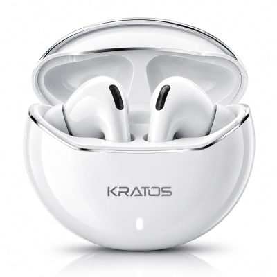 Kratos TW02 Ear Buds Wireless with 60H Playtime, Noise Isolation & Clear Calls, Bluetooth Earbuds with Voice Assistant, Ear Buds with Bluetooth V 5.3 & with Type C Fast Charging, IPX5 TWS Earphones