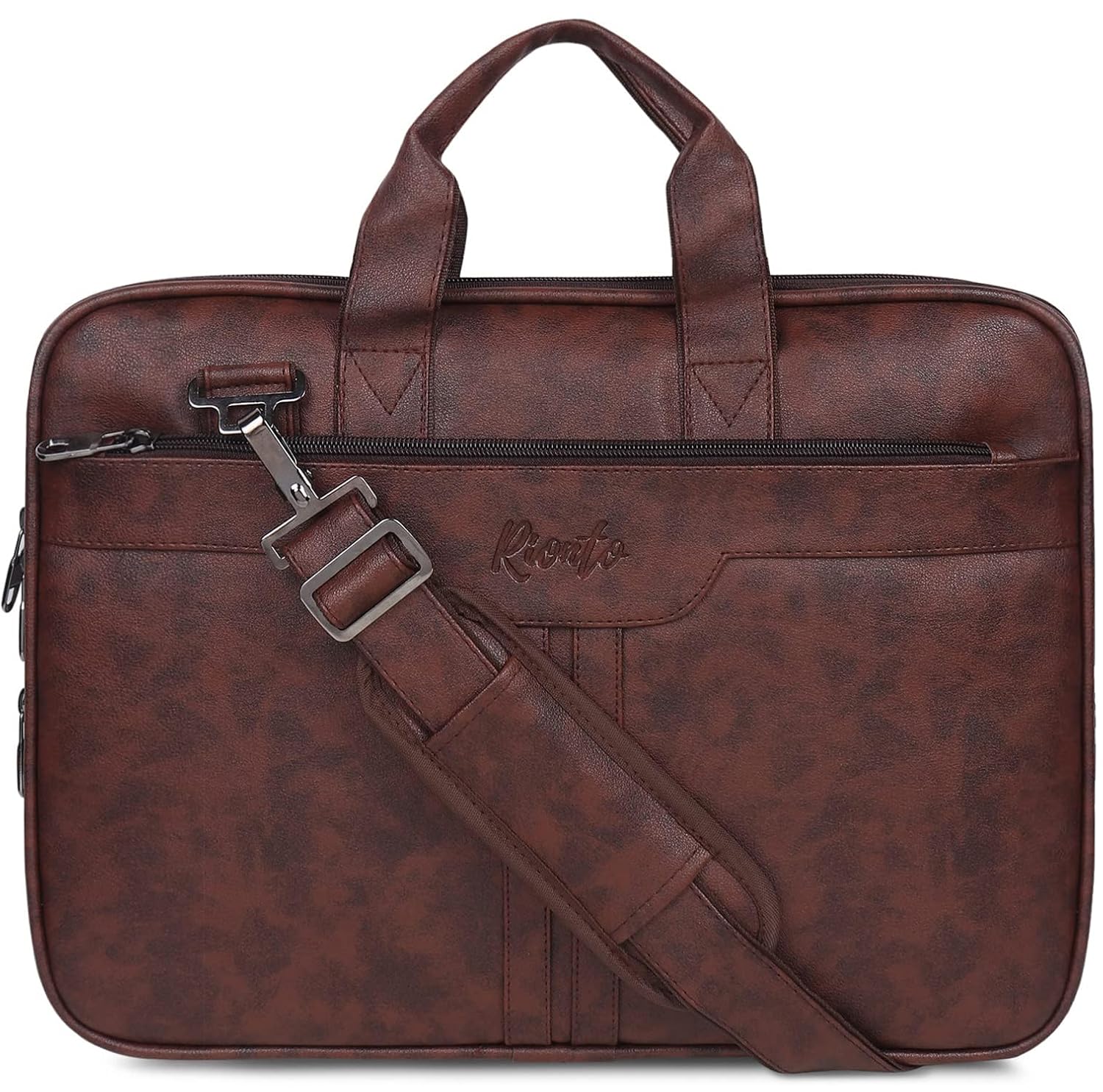 RIONTO Elite 15.6″ Vegan Leather Laptop Bag