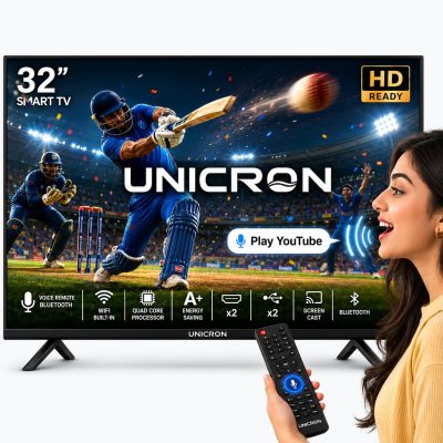 UNICRON 32 Inch Frameless Smart LED TV