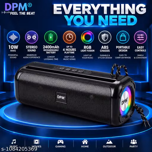 DPM 10W Portable Bluetooth Speaker - Image 2