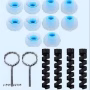 10 Pieces (5 Pairs) Replacement Earbud Ear Tips Earphone