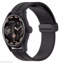 Chronograph Analogue Silicone Magnetic Strap Date Function watch for Men