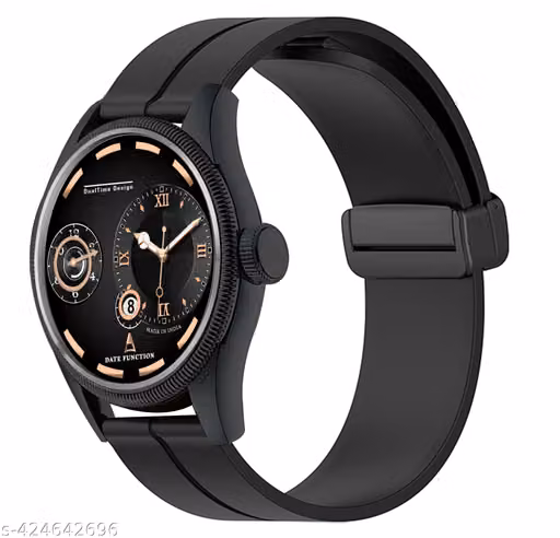 Chronograph Analogue Silicone Magnetic Strap Date Function watch for Men